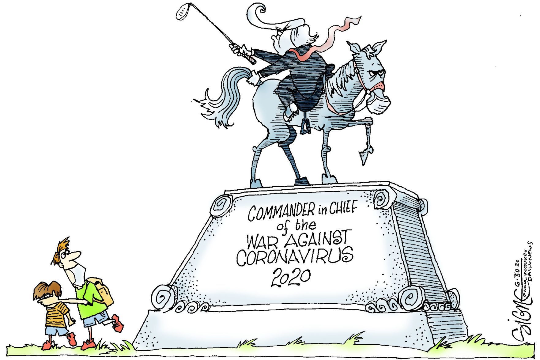 Signe Wilkinson cartoon